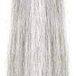 Horse Tail Extensions with Braided Horsehair Loop, Blunt Cut Bottom, 34-36 inches Long and 1 lb Weight (Light Gray)