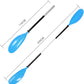 Kayak Paddle - Adjustable 2 Pieces Aluminum Alloy Shaft with Glass Fiber Blade for Surfing,Oar Fishing Easy Packable Travel
