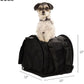 SturdiBag Pro 2.0 Pet Travel Carrier for Cats and Dogs | Soft Sided Pet Carrier Bag with Safety Clips and Seatbelt Straps for Airplane or Car Travel | Cube, Purple