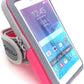 Multifunctional Outdoor Sports Armband Sweatproof Running Armbag Casual Arm Package Bag Gym Fitness Cell Phone Bag Key Holder for iPhone 16 15 14 13 Max Pro Plus Samsung Galaxy Note S24 S23 Edge, Pink