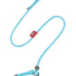 Dog Anti-Slip Leash 5FT with Metal Stopper - Durable No-Pull Training Lead for Small, Medium & Large Dogs - Comfortable Handle Nylon Rope, Tangle-Free Pet Walking Leash (Lake Blue, 5.6FT)