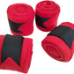 Horse Leg Bandage/Horse Leg wrap (Set of 4) Red, Blue, Navy Blue, and Black (RED)