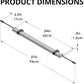 HappyBird Lightning (A Divison of M&M Cage) 24" LED linkable Light bar Without Power Source for Multiple Bird Breeder Cages, Full Spectrum LED. Will NOT Run ON ITS OWN (Single)