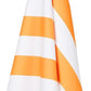 Dock & Bay Beach Towel - Quick Dry, Sand Free - Compact, Lightweight - 100% Recycled - Includes Bag - Cabana - Ipanema Orange - Extra Large (200x90cm, 78x35)