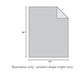 Microfiber Quilted Massage Blankets by NRG - Massage Table Blankets - Color White - 60" x 84" - 100% Microfiber, Double Brushed - Ultra Soft, Warm & Comfortable - Machine Washable