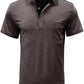 Men's Casual Polo Shirts Classic Button Basic Short Sleeve Shirt Solid Color Cotton Tees Golf Stylish Tops