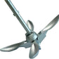 ISURE MARINE 1.5kg/3.5 lbs Boat Anchor ，Kayak Fishing Galvanized Anchor kit， Folding Anchor System for Kayak Canoes Accessories