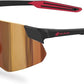YAMAS Sport Sunglasses for Mens Womens, Wrap around Sunglasses, Non-Slip Nose Pads for Climbing and Running, UV400 Protection