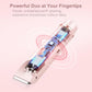 Bikini Trimmer for Women 2025 Upgrade Dual Head Shaver Women Ceramic Blades 2-in-1 Women's Body Shaver Electric Razor 90min Cordless Runtime Waterproof Travel Grooming Kit (Pink)