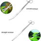 Aquascaping Tools 7 in 1 Kit Aquarium Plant Scissors Tools Set Curved & Waved Scissor Tweezers Spatula Stainless Steel Anti Rust Tools for Fish Tank Cleaning Plant Trimming