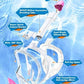 QingSong Full Face Snorkel Mask for Adults, Snorkeling Gear with Camera Mount, 180 Degree Panoramic View Snorkel Set Anti-Fog Anti-Leak