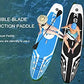 LBW SUP Paddle Board Paddle Stand up Paddleboard Paddles - 3-Piece or 4-Piece Floating Alloy Portable SUP Kayak Paddle Adjustable 2-Sided Paddle