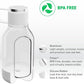Asobu Buddy Bottle a Stainless Steel Insulated Water Bottle for with Removable Dog Water Bowl and Dog Food and Treat Storage Bowl (White, Tritan 50 oz Water Bottle with Bowl)