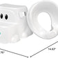 Squatty Potty Kids Toilet Step Stool Set, Potty Pet Bear Cub Base with Training Seat