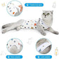 4 Pieces Cat Recovery Suits Body Wraps Breathable Kittens Recovery Clothes for Cats Small Dogs Abdominal Weaning(Banana, Football, Strawberry, Donut,S)