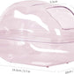 BUCATSTATE Hamster Dust Bath Container Hamster Sand Bath Kit Small Animal Toilet Cage Accessories for Gerbil, Syrian Hamster, Mouse, Rat (Pink, Medium)