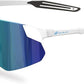 YAMAS Sport Sunglasses for Mens Womens, Wrap around Sunglasses, Non-Slip Nose Pads for Climbing and Running, UV400 Protection