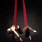 6.6ft 2m Aerial Loops Aerial Straps Ropes Aerial Acrobatics Body Loop Trapeze Circus Apparatuses Equipment Yoga Straps 1 pairs