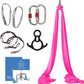 Aerial Silks Starter Kit - Durable 9 Yards of Aerial Yoga Hammock with Hardware & Guide - Aerial Swing for Acrobatic Flying Yoga & All Levels (Aerial Rigging Point Up to 13ft)