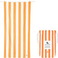 Dock & Bay Beach Towel - Quick Dry, Sand Free - Compact, Lightweight - 100% Recycled - Includes Bag - Cabana - Ipanema Orange - Extra Large (200x90cm, 78x35)