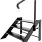 RV Step Stool Foldable, Folding 3 Step Ladder, Hot Tub Steps with Handrail, Portable Pool Ladder, 660Lbs Heavy Duty Ladder Shelf Outdoor Mobile Home Stairs for Camper, Porch, SPA Pool, Pet