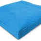 BEAN PRODUCTS MEDITATION CUSHION - Zabuton Meditation Pillows for Sitting on Floor, Yoga Cushion, Cotton Yoga Pillow, Zen Kneeling Prayer Pad- MADE IN USA - Standard 24x24x2, AQUA