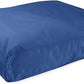 K9 Ballistics Tough Rectangle Pillow Medium Dog Bed - Removable Cover, Washable, Durable & Water Resistant Dog Bed Made for Medium Dogs 33"x27" Blue Quartz