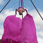 DASKING Aerial Silks Starter Kit - Durable 11Yards of Aerial Yoga Hammock with Hardware, Aerial Swing for Acrobatic Flying Yoga & All Levels (Aerial Rigging Point Up to 14ft)