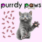 40 Pack Soft Nail Caps for Cat Claws Pink Glitter Medium