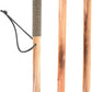 SE 3 Piece 55" Detachable Pine Wood Walking/Hiking Stick with Metal Tip, Reinforced Rubber Tip, and Water-Resistant Travel Pouch - Portable and Durable for Outdoor Adventures