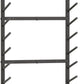 GIOTORENT Wall Mount Blueprint Storage Rack,15-Tier Heavy Duty Blueprint Holder for Construction Plan, Posters,Vinyl Rolls, Art Prints, Max 30lb/Arm, Easy Mount for Home, Office(Matte Black)