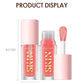 LANGMANNI Lip Oil,No-Sticky Gloss Lip Balm Lip Care,Fruit Flavoured Lip Oil For Dry Lip's Moisturizing Hydrating And Nourishing (Strawberry+Coco)