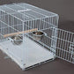 Pet Products Metal Portable Travel Vet Bird Parrot Carrier Cage Prevent Beaks Out White, 19-Inch by 12-Inch by 16-Inch