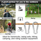 200 PCS 2'' Spring Snap Hook Carabiner, M5 3/16 Inch Galvanized Silver Steel Small Carabiner Clip, 220LBS Holding Capacity Quick Link Clip Keychain for Hammock Dog Leash & Camping Gym