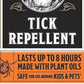 Grandpa Gus's Natural Tick Repellent Spray with Essential Oils - for Humans, DEET-Free, Up to 8 Hours of Protection, Camper Essentials, Safe Around Kids and Dogs, 4 oz (Pack of 2)