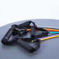 Kenzai Resistance Bands Exercise Set with Handles, Multi-Color Fitness Tubes, Strength Training Equipment for Home Workouts