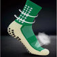 2 Set Anti-Slip Grip Soccer Socks with Shin Guard Sleeves, Sports Athletic Socks for Men Women