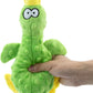 OUANGANC Calming Duck Dog Toy for Aggressive Chewers, Make a Crinkly Crunchy Noise, with Squeaker, 2025 Upgraded Indestructible Puppy Teething Toys, for Small to Medium Dog Breeds (Green 10.6in)