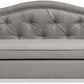 Pemberly Row 35" Tufted Wingback Pet Sofa Bed Medium Uptown Gray