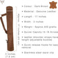 Traditional Back Quiver Bow Arrow Holder Handmade Leather Quiver Lightweight & Comfortable Gift for him Aniversary Gift