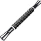 Muscle Roller Stick for Athletes - Deep Tissue Fascia Blaster & Roller Massager for Myofascial Pain Relief - Handheld Physical Therapy & Recovery Tool(White black-18 inch)