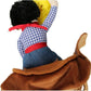 Deluxe Cowboy Rider Pet Costume - Funny Dog Halloween Outfit with Doll and Hat, Adjustable Knight Style Costume for Labs, German Shepherds, and Golden Retrievers, and More (M)