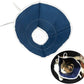 Soft Cat Recovery Collar Cat Cone E Collar Nonwoven Fabric Elizabethan Collar Loops-Protective Wound Healing Specially Designed for Cats and Puppies - Easy to Eat and Drink (M)