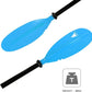 Kayak Paddle - Adjustable 2 Pieces Aluminum Alloy Shaft with Glass Fiber Blade for Surfing,Oar Fishing Easy Packable Travel