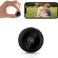 Hidden Cameras - Spy Cam - WiFi 1080P HD Camera with Motion Detection and Night Vision, Phone App Alerts for Indoor/Outdoor Wireless Surveillance, Baby,Car & Pet Monitoring Black (Exclude SD Card)
