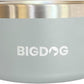 BIGDOG Large Dog Bowls, Stainless Steel Dog Food and Water Bowl, 100 Ounces, Grey