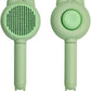Cat Brush for Short or Long Haired Cats Dogs Rabbits, Cute Dog Brush with Release Button for Massage and Removes Loose Fur