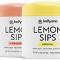 Dr. Kellyann Lemon Sips Citrus Drink Mix (21 Servings) – Lemon Mint Flavor, Sugar-Free Detox, Hydrates & Firms Skin, 1 Pack