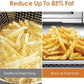 Nuwave Bravo Air Fryer Toaster Smart Oven, 12-in-1 Countertop Convection, 30-QT XL Capacity, 50°-500°F Temperature Controls, Top and Bottom Heater Adjustments 0%-100%, Brushed Stainless Steel Look