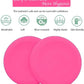 Silicone disc yoga anti-slip mat, fitness sports knee and elbow pads disc mat(Light Blue)